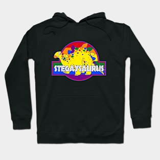 Stegaysaurus Pride Dinosaur Hoodie